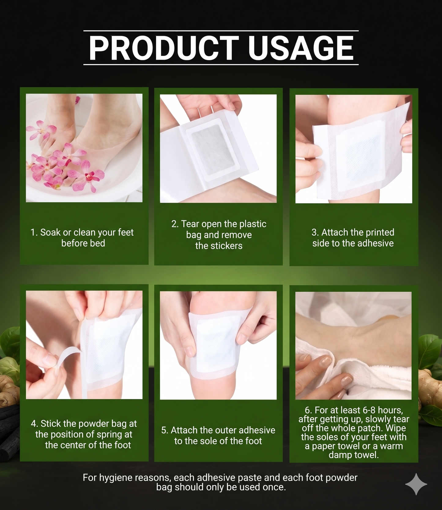 Ultimate Herbal Detox Foot Patches (BUY 10 GET 20 FREE)